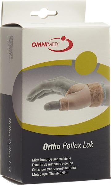 Actual product image Omnimed Ortho Pollex Lok metacarpal thumb splint right skin colored (S)