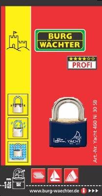 Produktbild Burg Wächter Zyl.-Schloss 460 Ni 30 SB