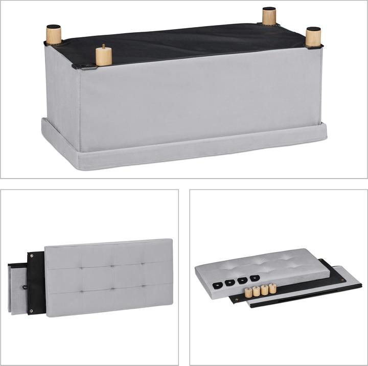 Actual product image Relaxdays Chest with tray (76 cm)