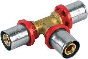 Tdm Brass PRESSED TEE ART 1645 26X20X26 (T-connection)