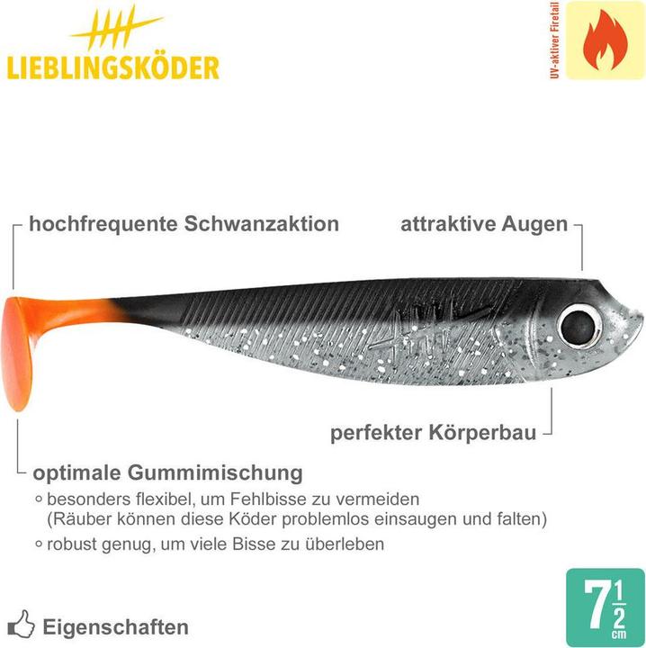 Produktbild Lieblingsköder Black Shadow (7.50 cm)