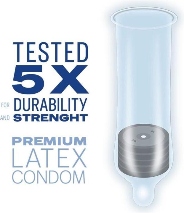 Image du produit Durex Préservatifs Invisible Extra Lubricated - Variant : 20 pcs (20 pcs)