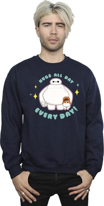 Immagine prodotto Disney Big Hero 6 Baymax Hugs Everyday Felpa Uomo (XL)