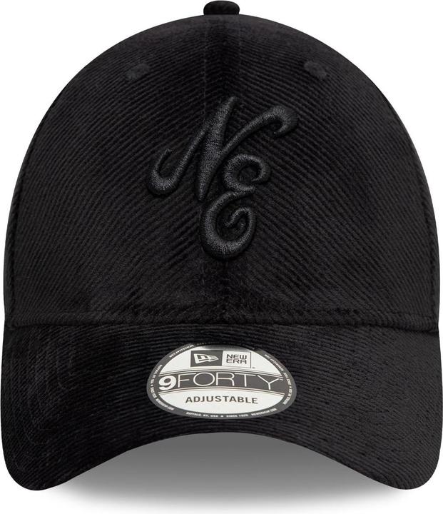 Actual product image New Era 9Forty Strapback Cap - Kord Brand Logo Schwarz