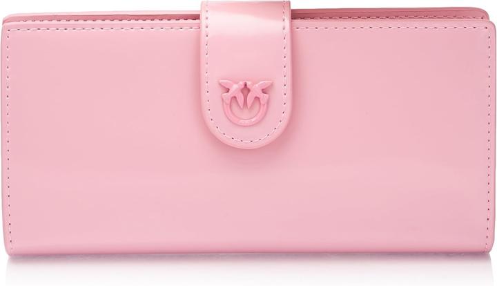 Actual product image Pinko Horizontale Brushed Leather Glossy Travel Accessory