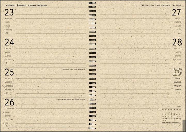 Produktbild Simplex Graspapier (14 x 21 cm, 1 Woche / 2 Seiten)