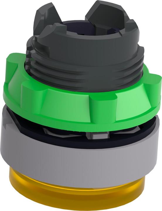 Produktbild Schneider Electric Leuchtdrucktaster, Front, vorstehend, ZB5AH83C0