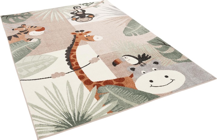 Pergamon Kinder Teppich Softstar Kids Tierwelt (200 x 290 cm)