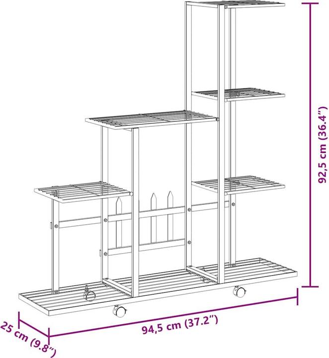 Image du produit vidaXL Blumenständer