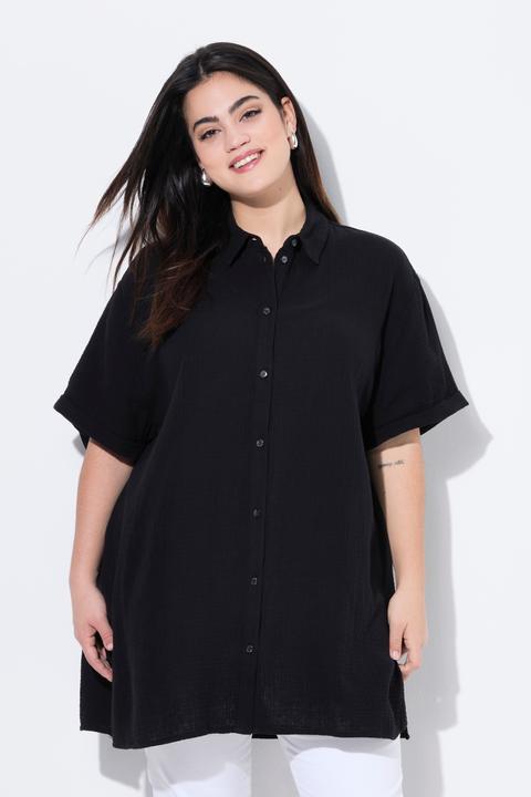 Produktbild Angel of Style Bluse, oversized, Musselin, Auge auf dem Rücken (48)