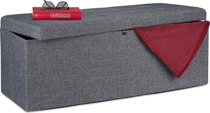 Relaxdays Banquette rangement, spacieuse