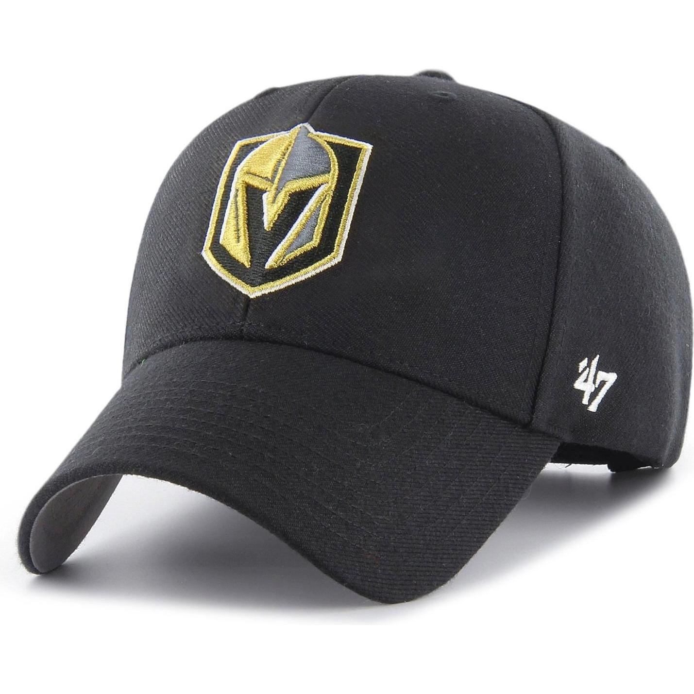 47 Brand, Herren, Cap, Relaxed Fit NHL Vegas Golden Knights, Schwarz, (One Size)