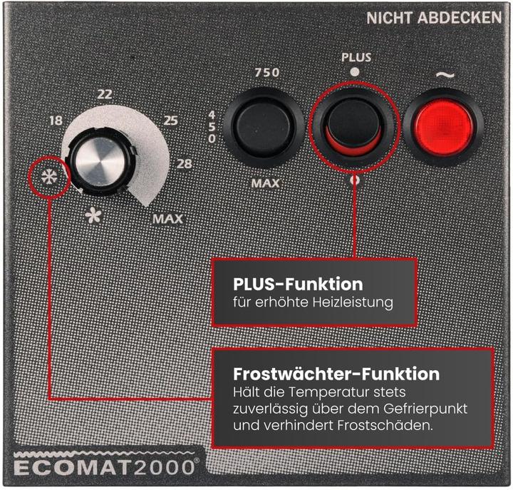 Produktbild Ecomat Classic Plus Heizlüfter (1800 W)