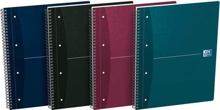 Image du produit Oxford Livre spirale (A4, Quadrillé, Couverture rigide)