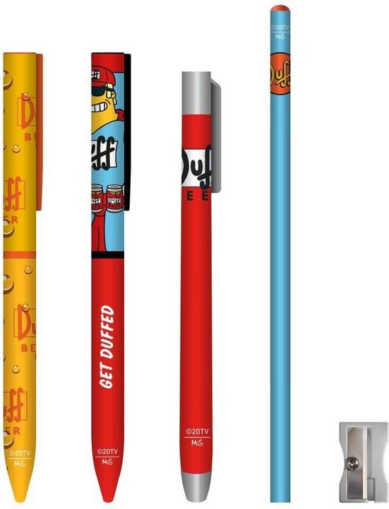 Produktbild Grupo Erik Portapenne The Simpsons Duff Beer + Set Cancelleria