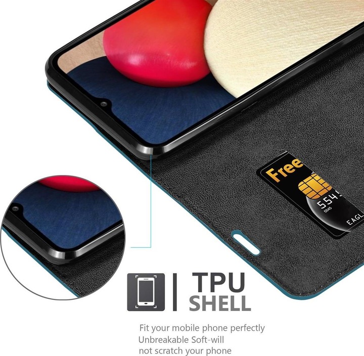 Produktbild Cadorabo Book Invisible Magnet Cover (Samsung Galaxy A02s)