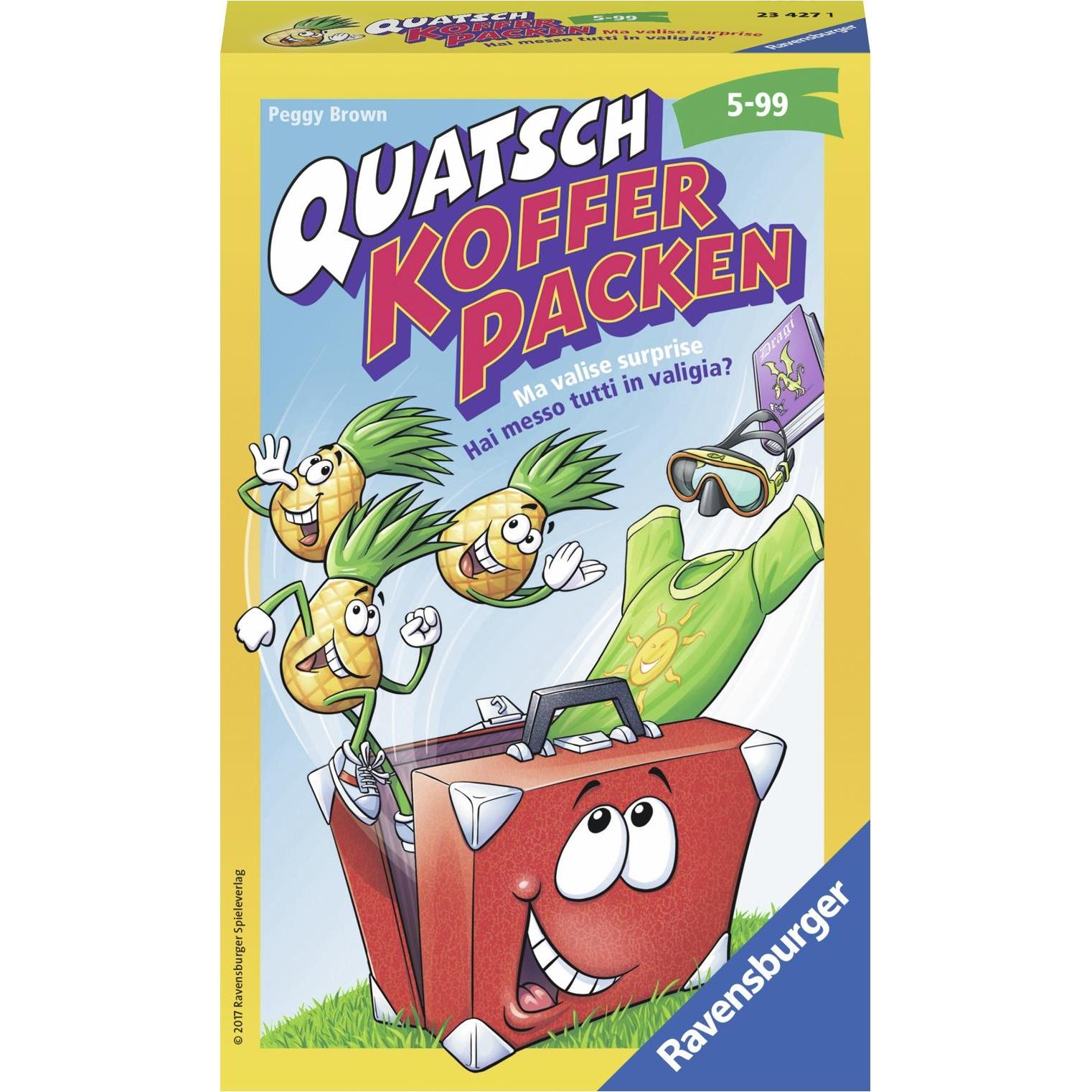 Thumbnail - Ravensburger Quatsch Koffer packen (Deutsch, Englisch, Französisch, Italienisch)