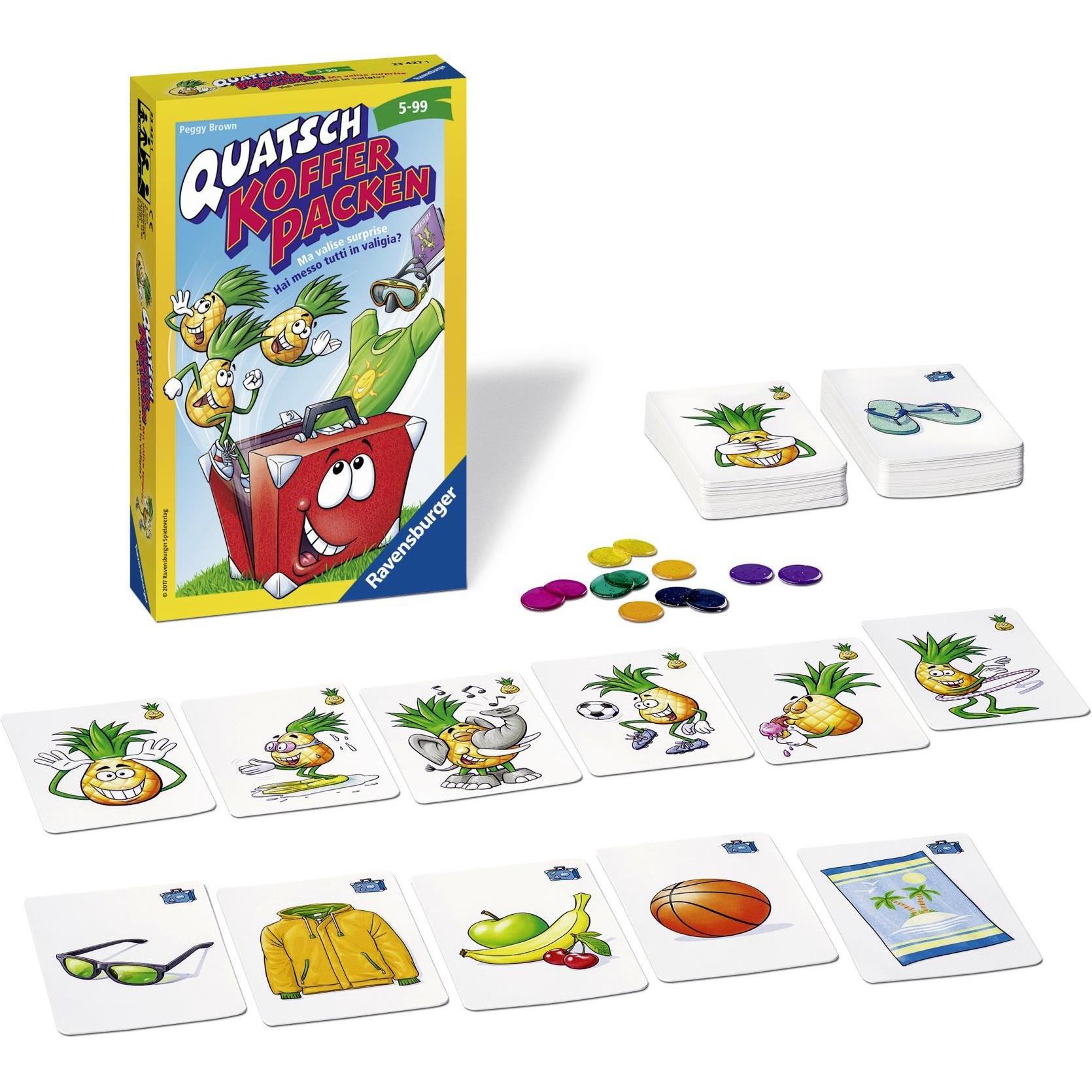 Ravensburger Quatsch Koffer packen (Deutsch, Englisch, Französisch, Italienisch)