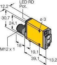 Productafbeelding Banner Sensor Diffuus, Sr 130mm, Bipolair