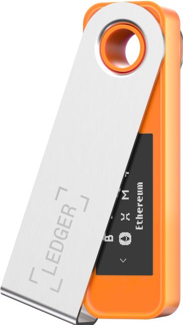 Produktbild Ledger Nano S Plus - Orange (Litecoin, Dash, Bitcoin, Dogecoin, Ethereum Classic)