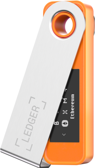Immagine prodotto Ledger Nano S Plus - Arancione (Litecoin, Bitcoin, Dogecoin, Ethereum Classic, Dash)