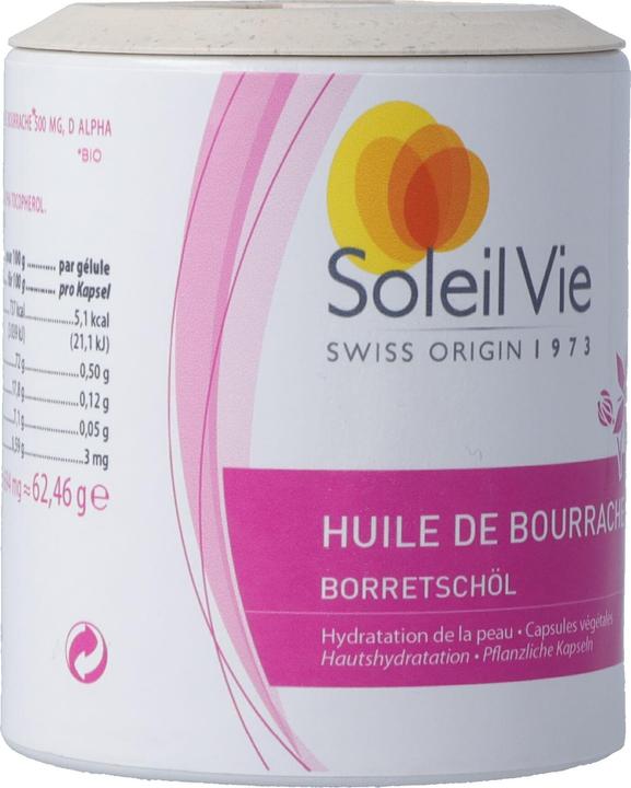 Soleil Vie Borretschöl kaltgepresst Bio Kaps (90 Stück, Kapseln, 90 g)