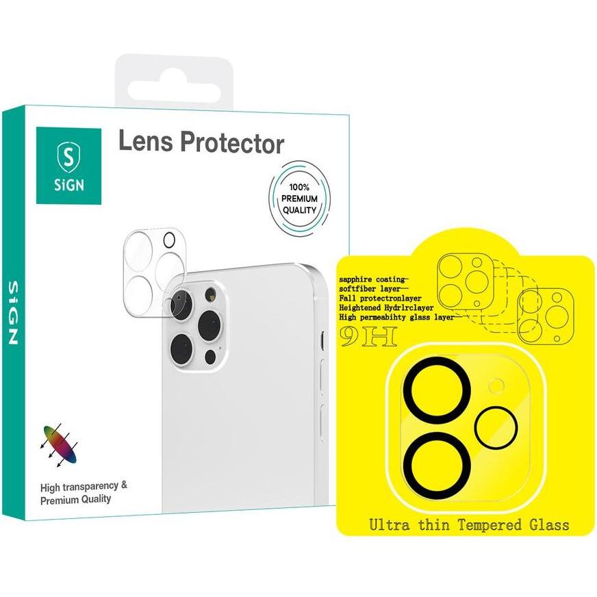 SIGN Tempered Glass Lens Protector for iPhone 11 (Apple iPhone 11), Smartphone Schutzfolie