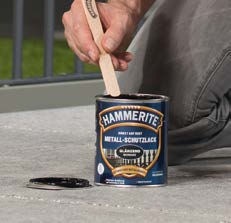 Produktbild Hammerite Metall-Schutzlack Hochglanz (250 ml, Schwarz)