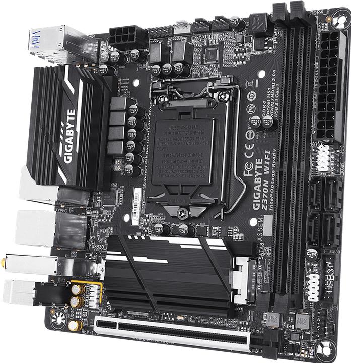 Actual product image Gigabyte Z370n-Wifi (LGA 1151, Intel Z370, Mini-ITX)