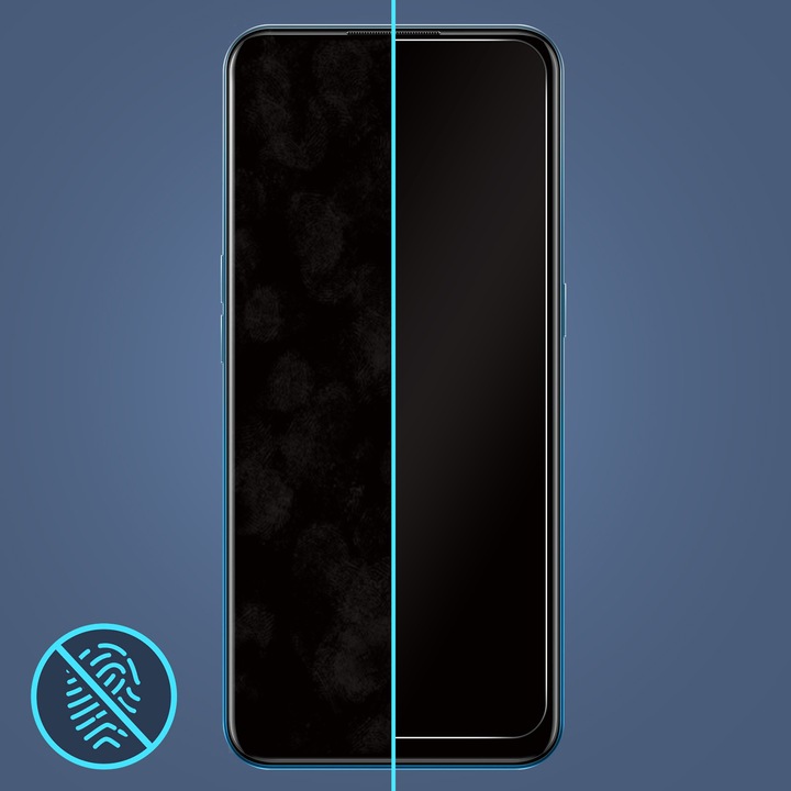 Produktbild Avizar Kristallklare Folie, Glas-Displayschutz (1 Stück, Oppo A53s)