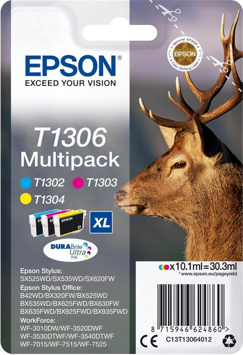 Epson Cartucce D'Inchiostro Durabrite Tricolore (C, M, Y)