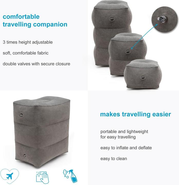 Produktbild Intirilife Fussstütze (46 x 28 x 47.5 cm)