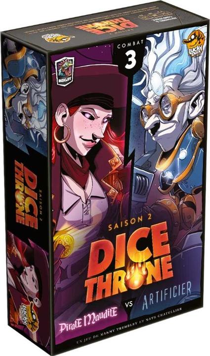 Dice Throne S2- Artificier vs Pirate Maudite (French, 2 Players)