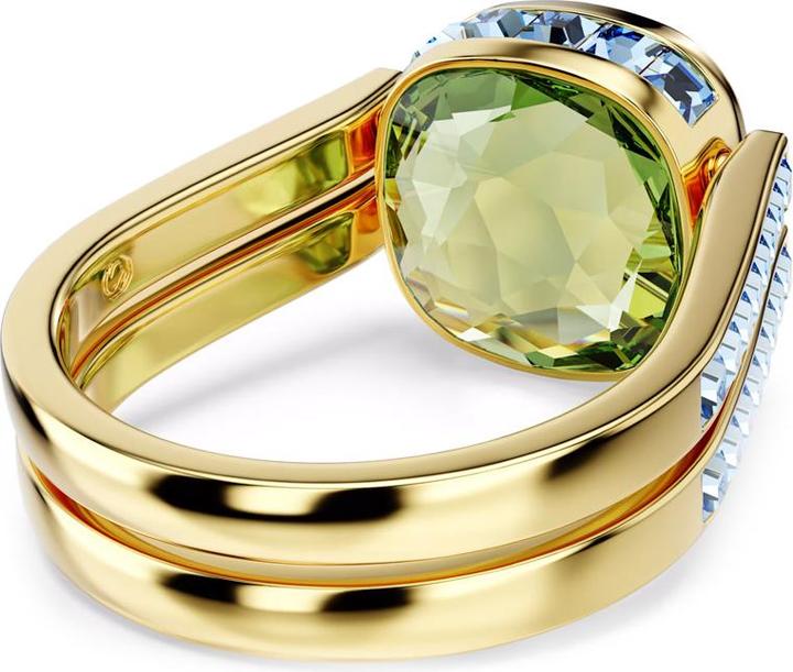 Actual product image Swarovski Chroma Ring Kissenschliff Mehrfarbig Gold (55)