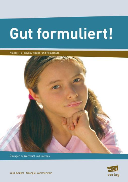 Produktbild Gut formuliert! Klasse 7-8 (Deutsch, 2016)