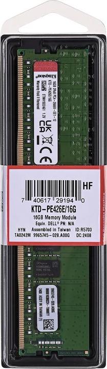 Produktbild Kingston KTD-PE426E/16G (1 x 16GB, 2666 MHz, DDR4-RAM, DIMM)
