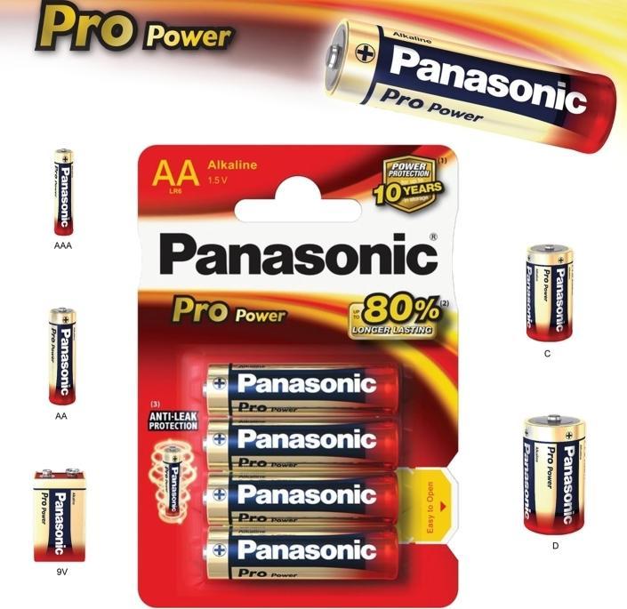 Image du produit Panasonic Pro Power (4 pcs, AA, 3400 mAh)