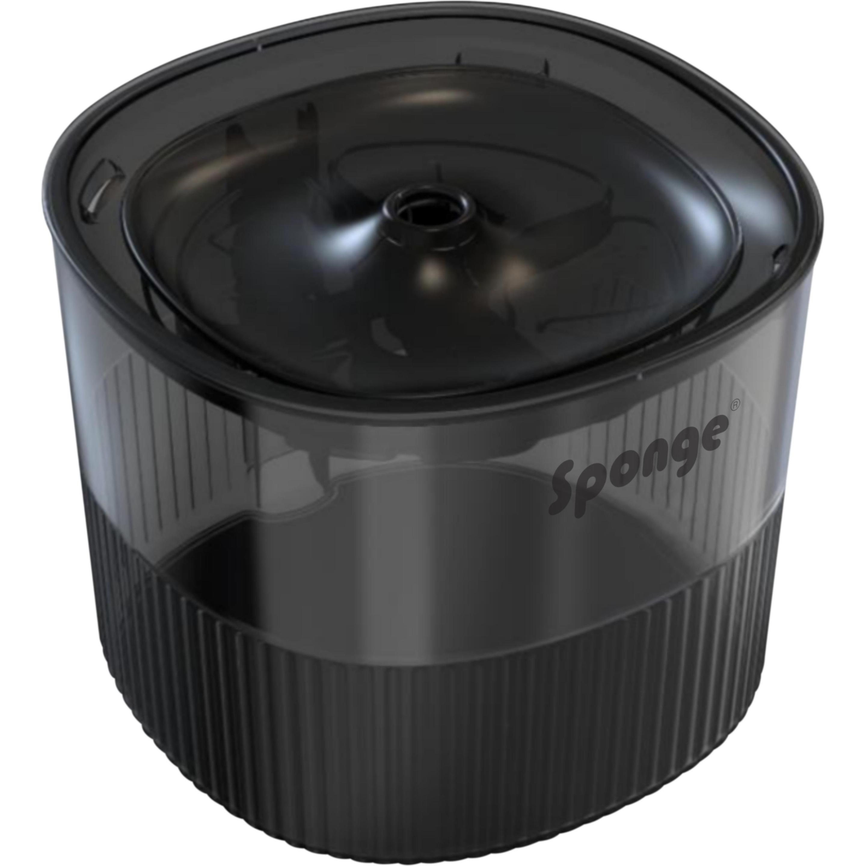 Sponge Nero Consumer Electronics Pet Fountain (180 Cl), Ciotola Mangime + Dosatore