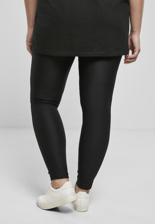 Actual product image Urban Classics Ladies Tech Mesh Rib Leggings (M)