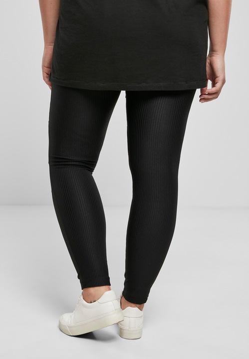 Actual product image Urban Classics Ladies Tech Mesh Rib Leggings (S)