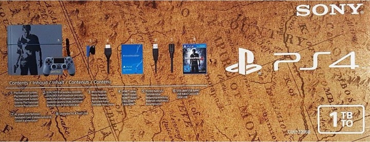Produktbild Sony Playstation 4 Uncharted 4 Limited Edition, 1TB