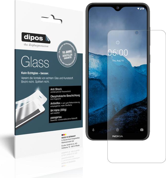 Dipos - 2x Pellicola Protettiva Compatibile Con Sharp Aquos Zero 2 Protezione Vetro Flessibile 9h 1x Anteriore 1x Posteriore 4051837476090