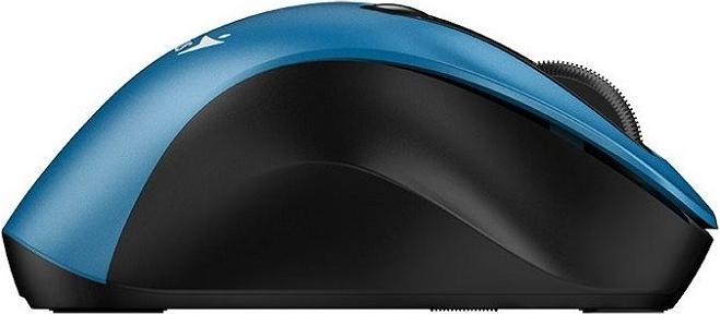 Produktbild Genius Ergo 9000S/Ergonomická/Optická/Pro praváky/2 400 DPI/Bezdrátová USB + Bluetooth/Černá-modrá (Kabellos)