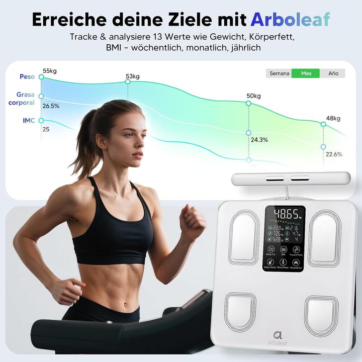 Produktbild Arboleaf Körperanalysewaage (180 kg)