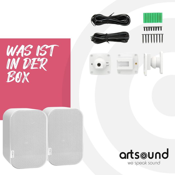 Image du produit Artsound UNI40 Wit (par paire) (1 paire)