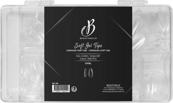 Actual product image Beautynails Bna Soft Gel Tips Oval (Artificial nails)