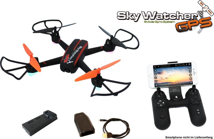 Produktbild DF-Models SkyWatcher GPS RTF + FPV (18 min, 180 g)