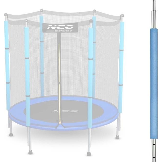 Neo Sport Neo-Sport Słupek dolny do trampoliny z siatką zewnętrzną 4,5 ft niebieski Neo-Sport