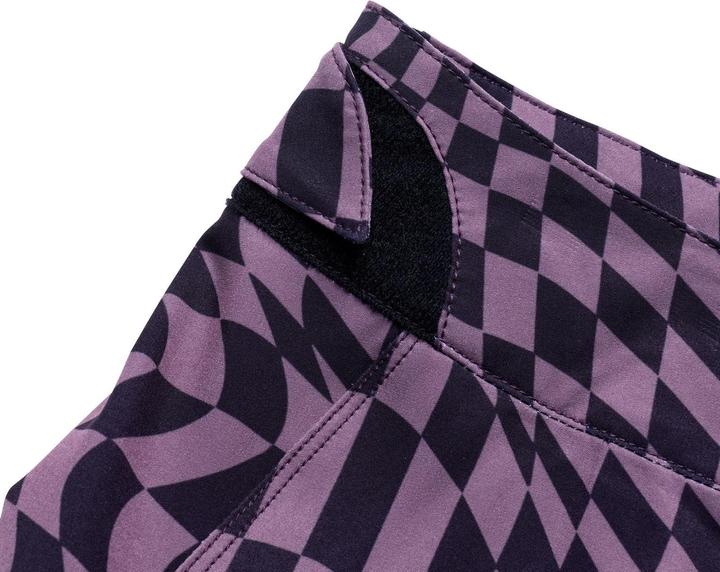 Actual product image Troy Lee Designs Womens Lilium Pant, Twisted Checkers, purple, M (M)