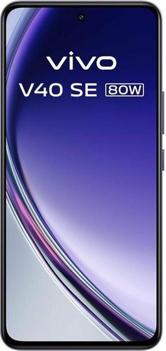 Image du produit Vivo V40 SE 80W (256 Go, Noir, Noir impérial, 6.67", Double SIM hybride, 5G)